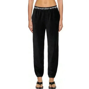 T BY ALEXANDER WANG Black stretch chenille corduroy pants - Medium - EUC